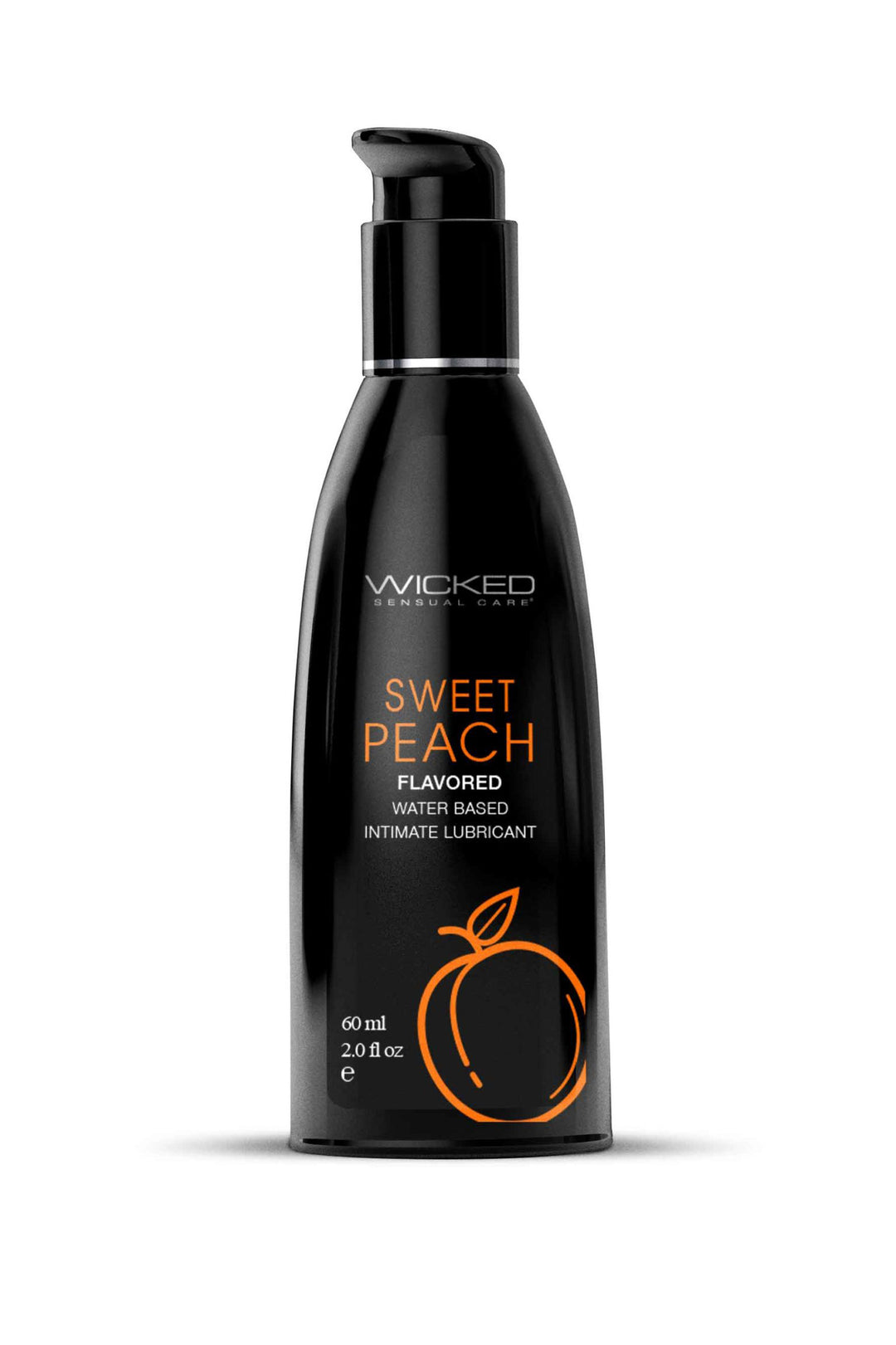 Aqua Sweet Peach Flavored Water Based Intimate  Lubricant - 2 Fl. Oz.