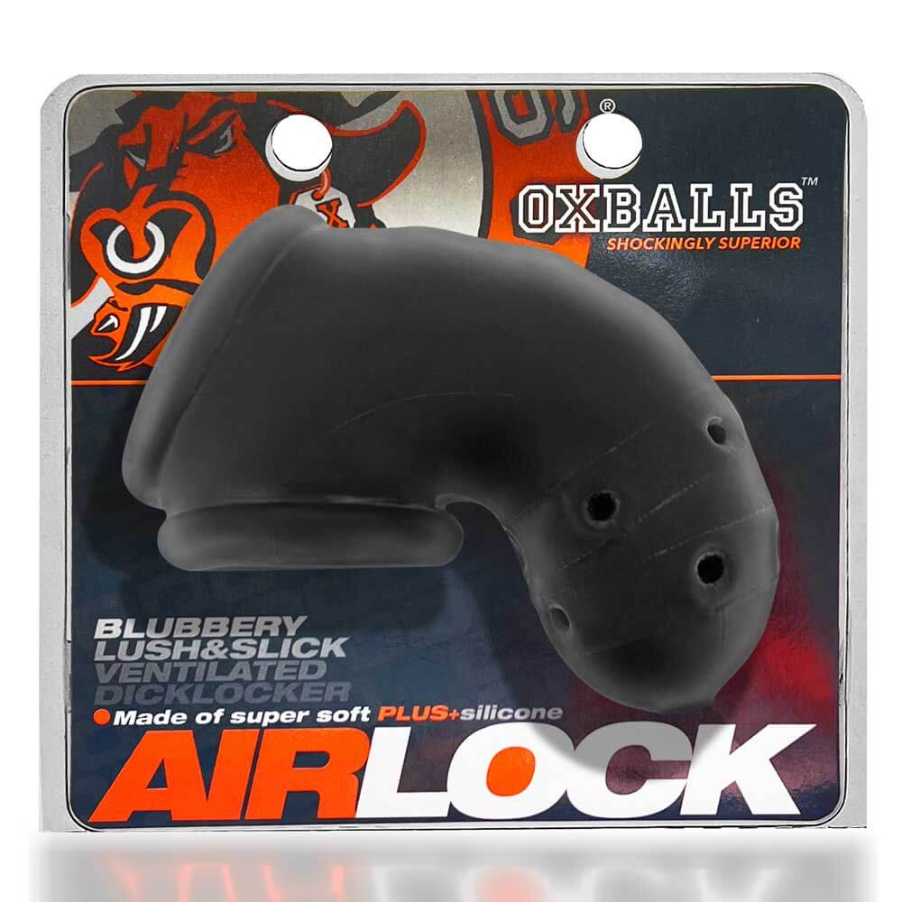 Airlock Air-Lite Vented Chasity - Black Ice