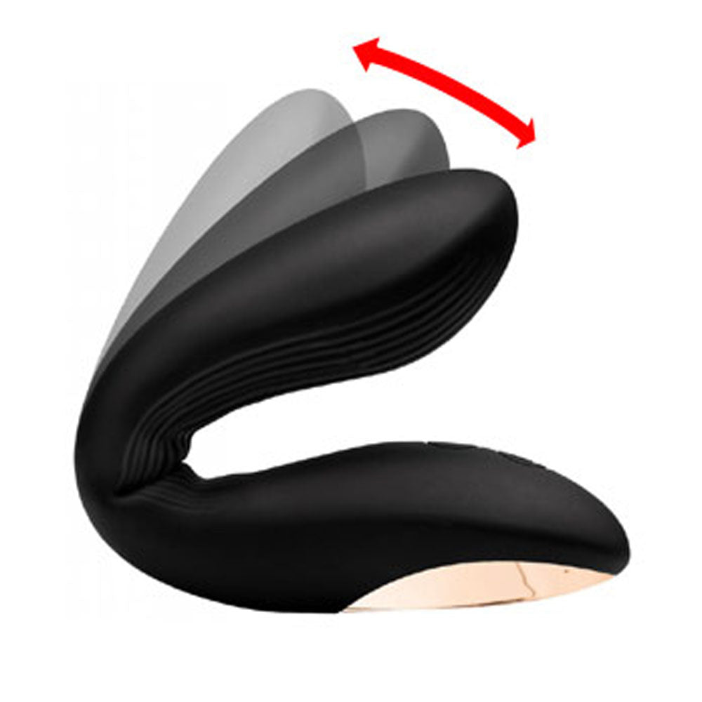 7x Bendable Silicone Vibrator - Black