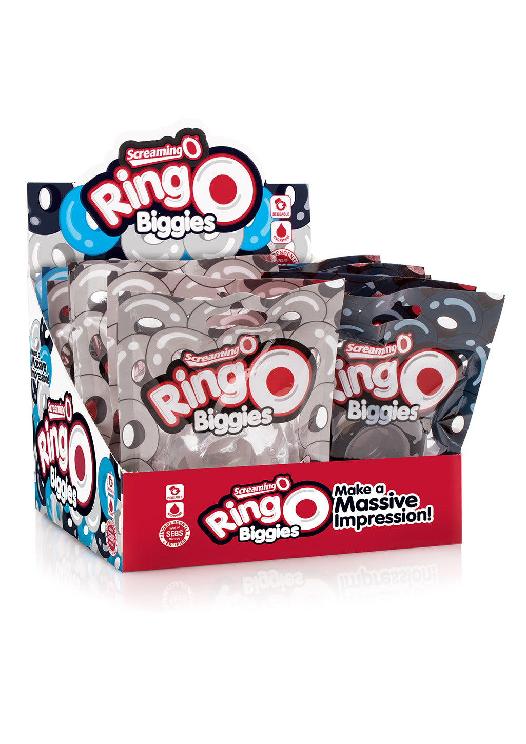 Ringo Biggies - 18 Count P.O.P. Box  Display -  Assorted