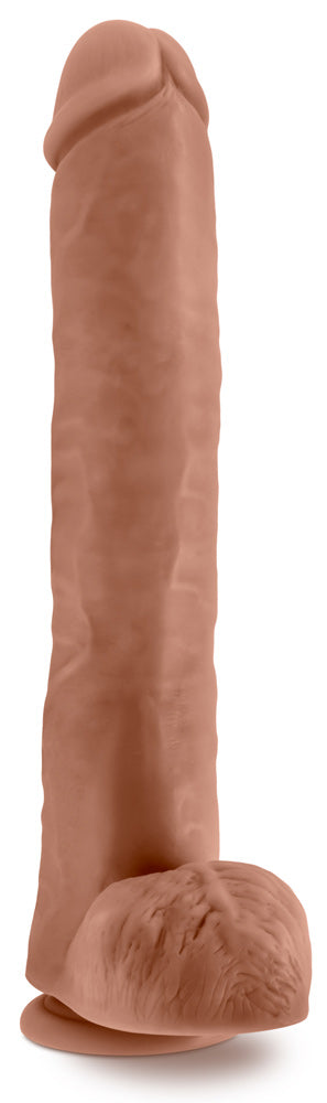 Au Naturel -  Daddy - 14 Inch Dildo - Mocha