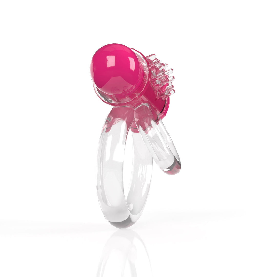 Screaming O 4b - Double O Super Powered Vibrating  Double Ring - Strawberry