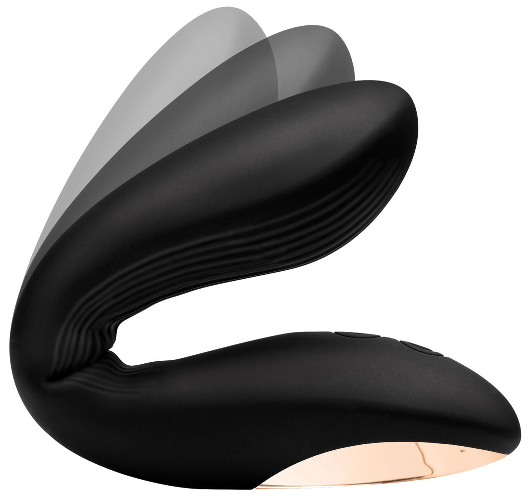 7x Bendable Silicone Vibrator - Black