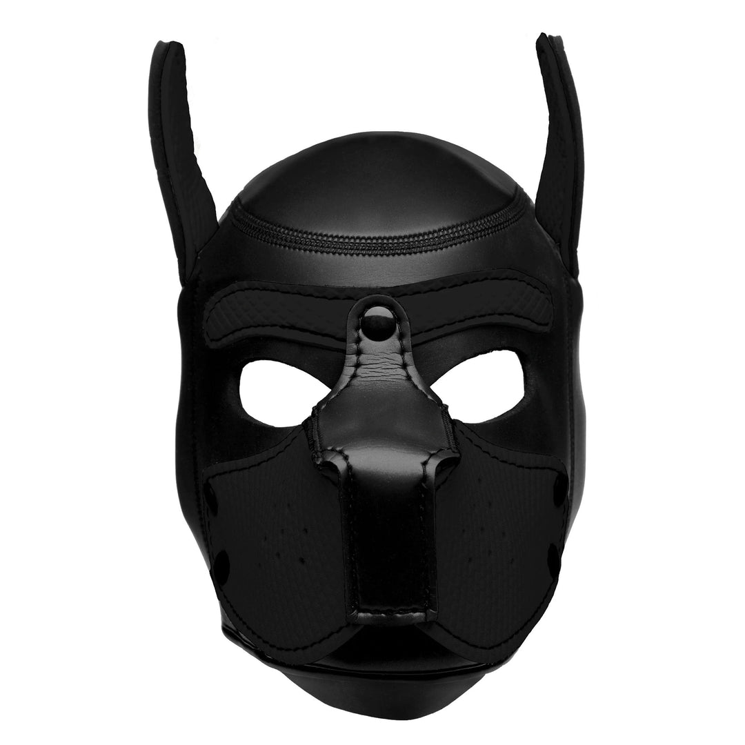 Spike Neoprene Puppy Hood - Black