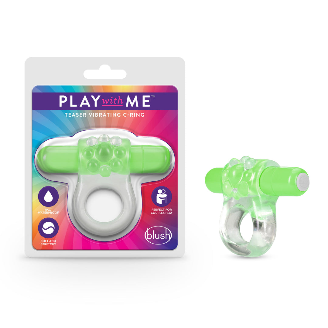 Play With Me – Teaser Vibrating C-Ring –  Green