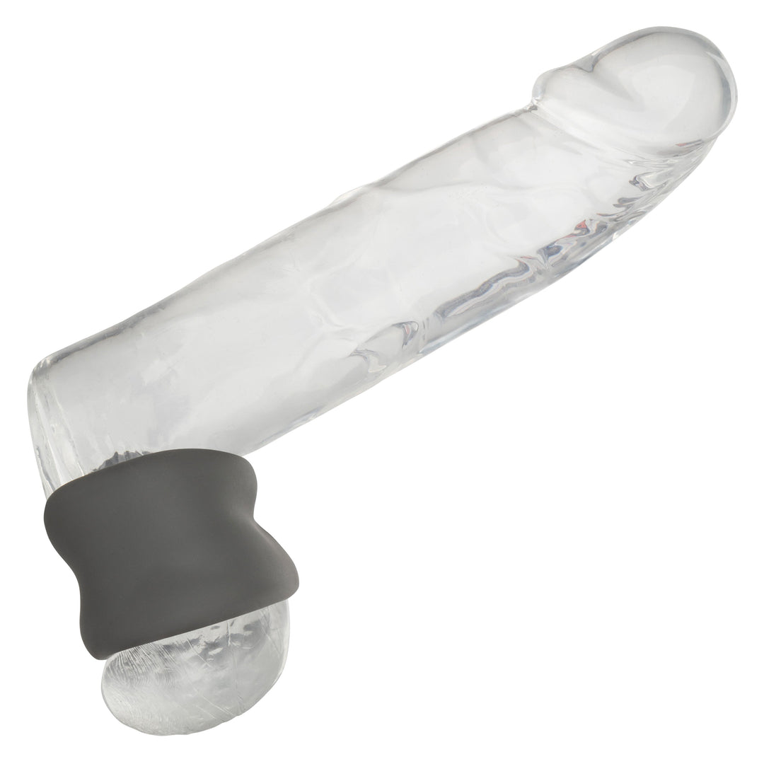 Alpha Liquid Silicone Scrotum Ring - Gray Gray