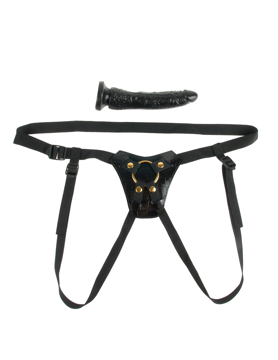 Fetish Fantasy Gold Designer Strap-on - Black