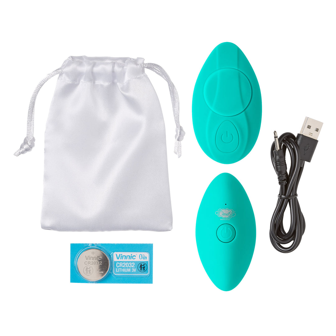 Cloud 9 Panty Pleasures Magnetic Panty Vibe - Teal