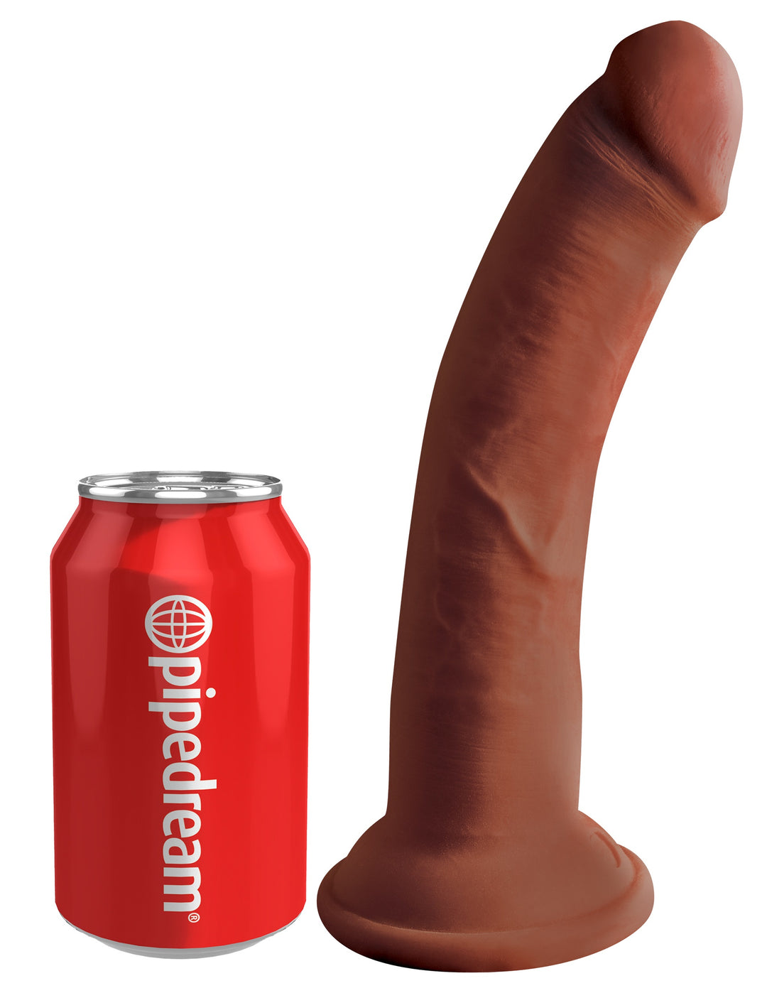 King Cock Plus Triple Density 8 Inch Cock - Brown