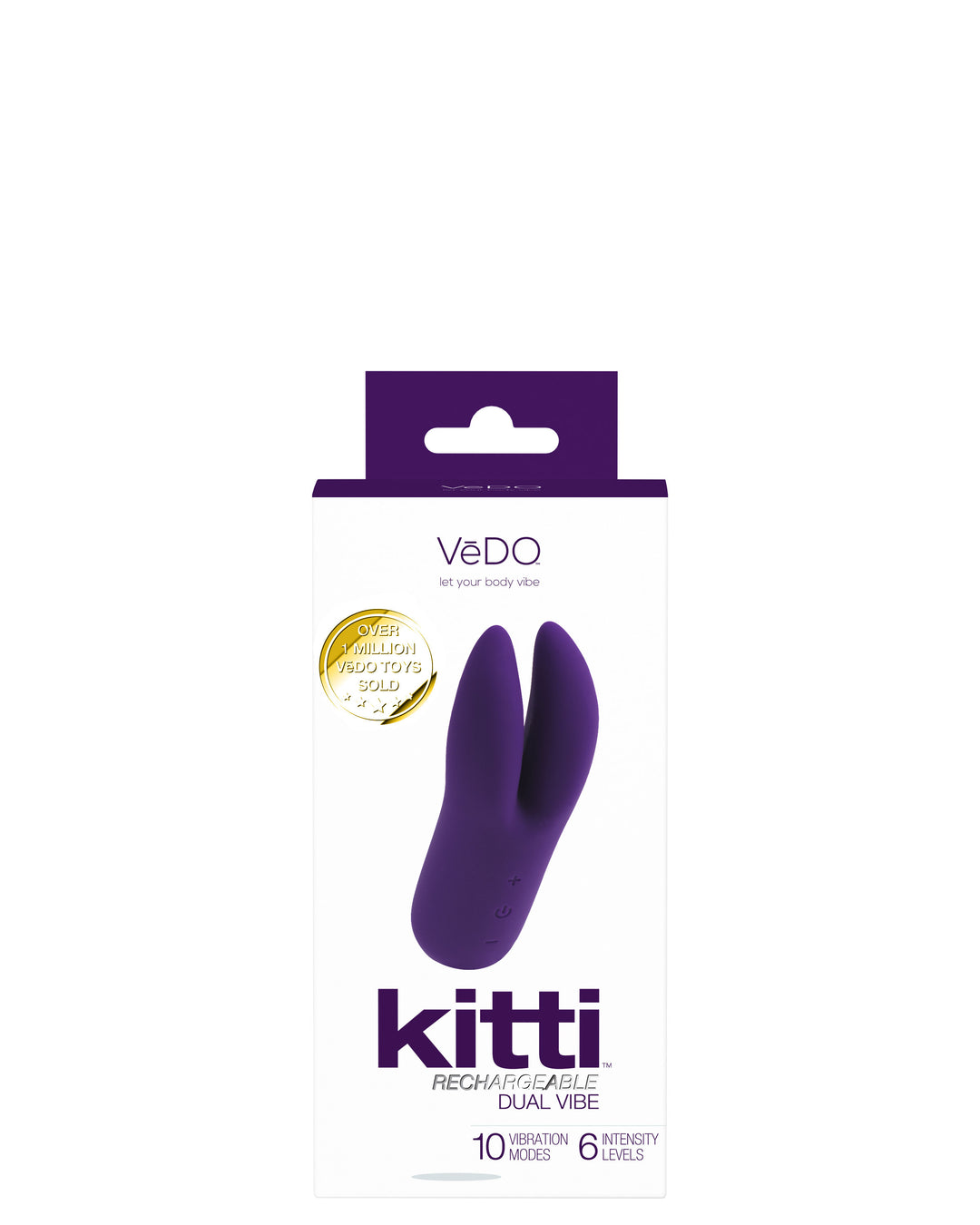 Kitti Rechargeable Dual Vibe - Deep Purple