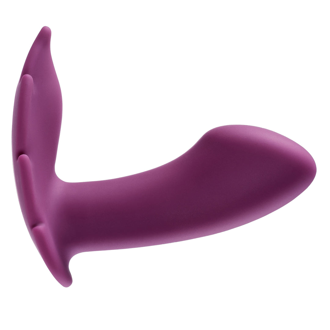 Partner Panty Leaf Vibrator With Remote Control -  Plum