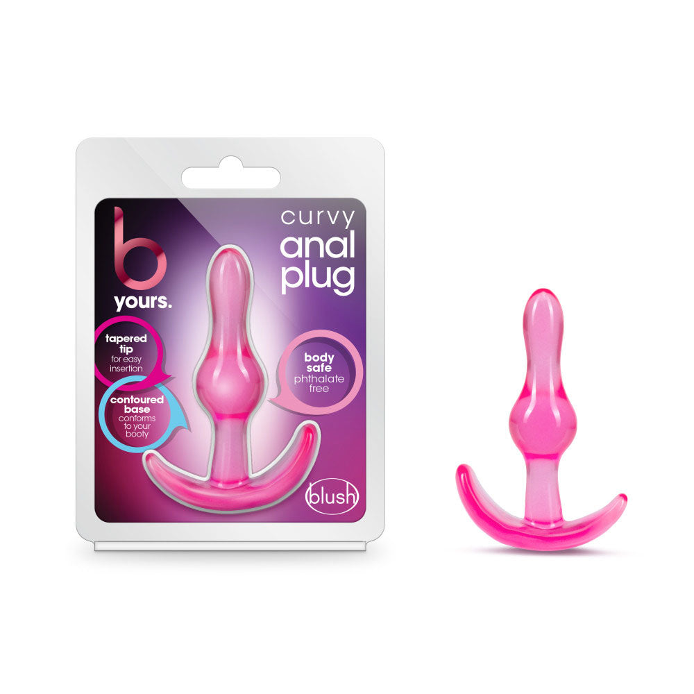 B Yours - Curvy Anal Plug - Pink